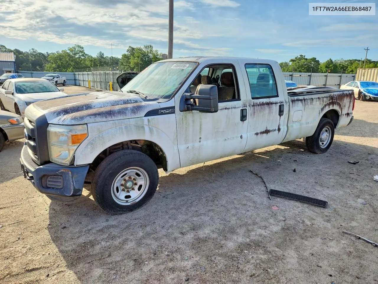 2014 Ford F250 Super Duty VIN: 1FT7W2A66EEB68487 Lot: 60885696