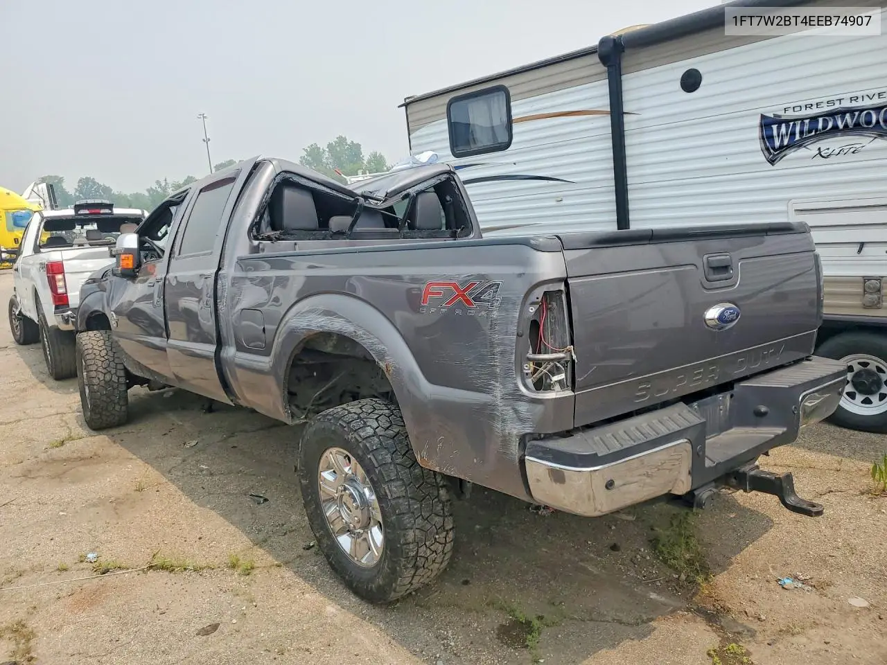 2014 Ford F250 Super Duty VIN: 1FT7W2BT4EEB74907 Lot: 61230926