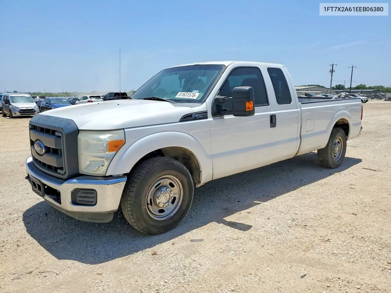 2014 Ford F250 Super Duty VIN: 1FT7X2A61EEB06380 Lot: 61631576