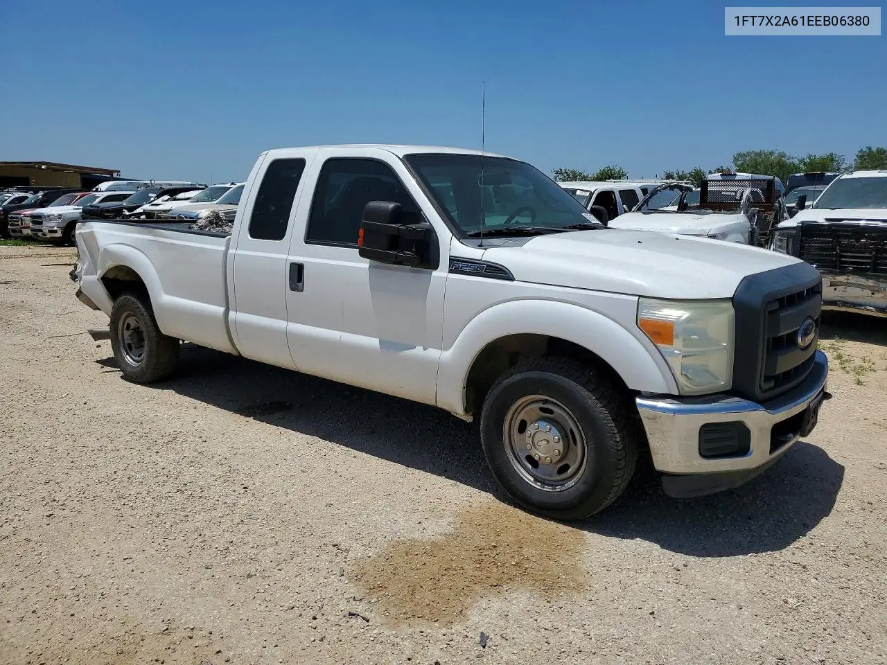 2014 Ford F250 Super Duty VIN: 1FT7X2A61EEB06380 Lot: 61631576