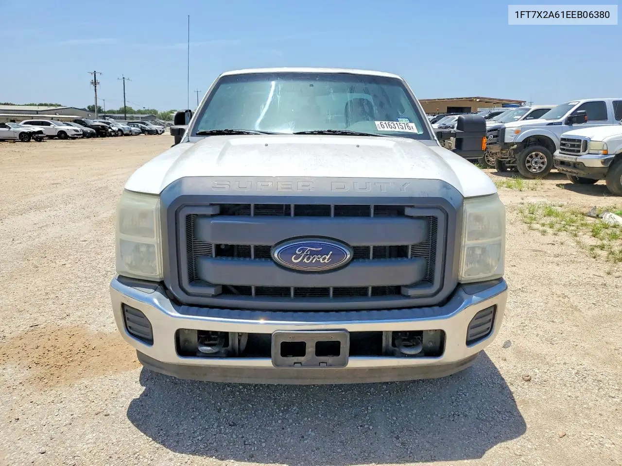 2014 Ford F250 Super Duty VIN: 1FT7X2A61EEB06380 Lot: 61631576