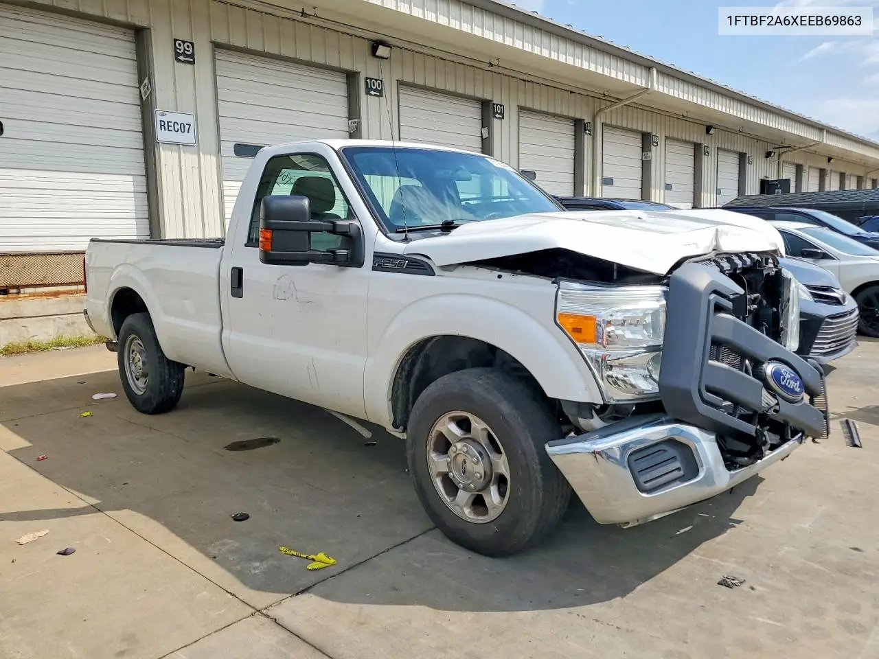 2014 Ford F250 Super Duty VIN: 1FTBF2A6XEEB69863 Lot: 61904426