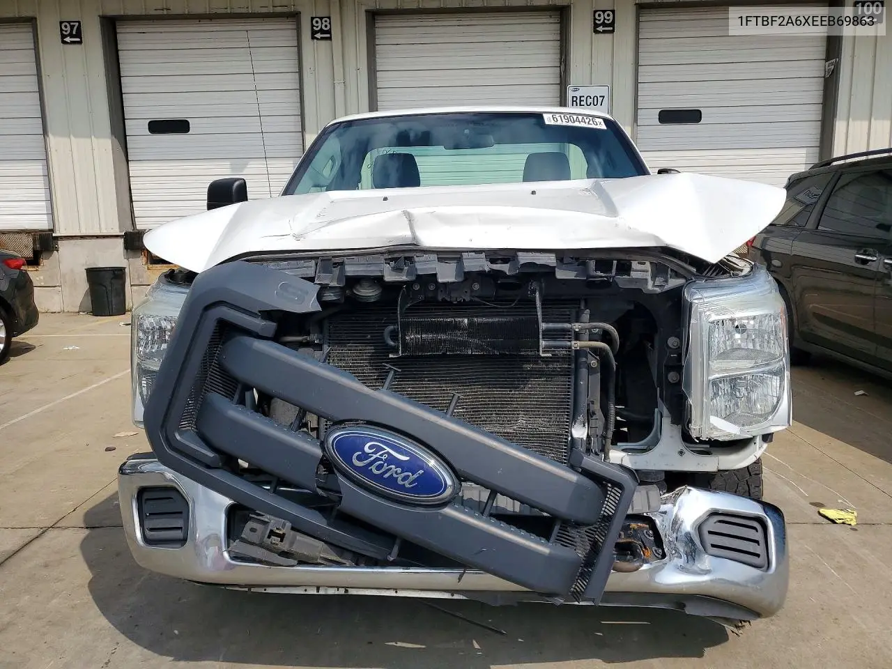 2014 Ford F250 Super Duty VIN: 1FTBF2A6XEEB69863 Lot: 61904426