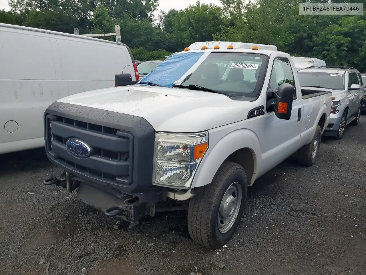 2015 Ford F250 Super Duty VIN: 1FTBF2A61FEA70446 Lot: 60006326