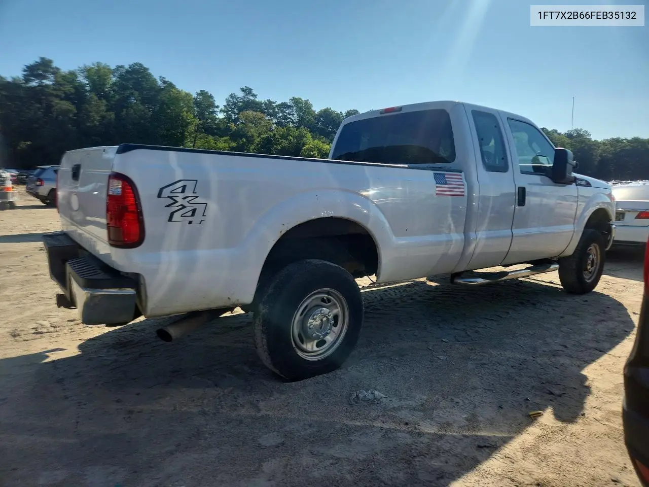 2015 Ford F250 Super Duty VIN: 1FT7X2B66FEB35132 Lot: 60037796
