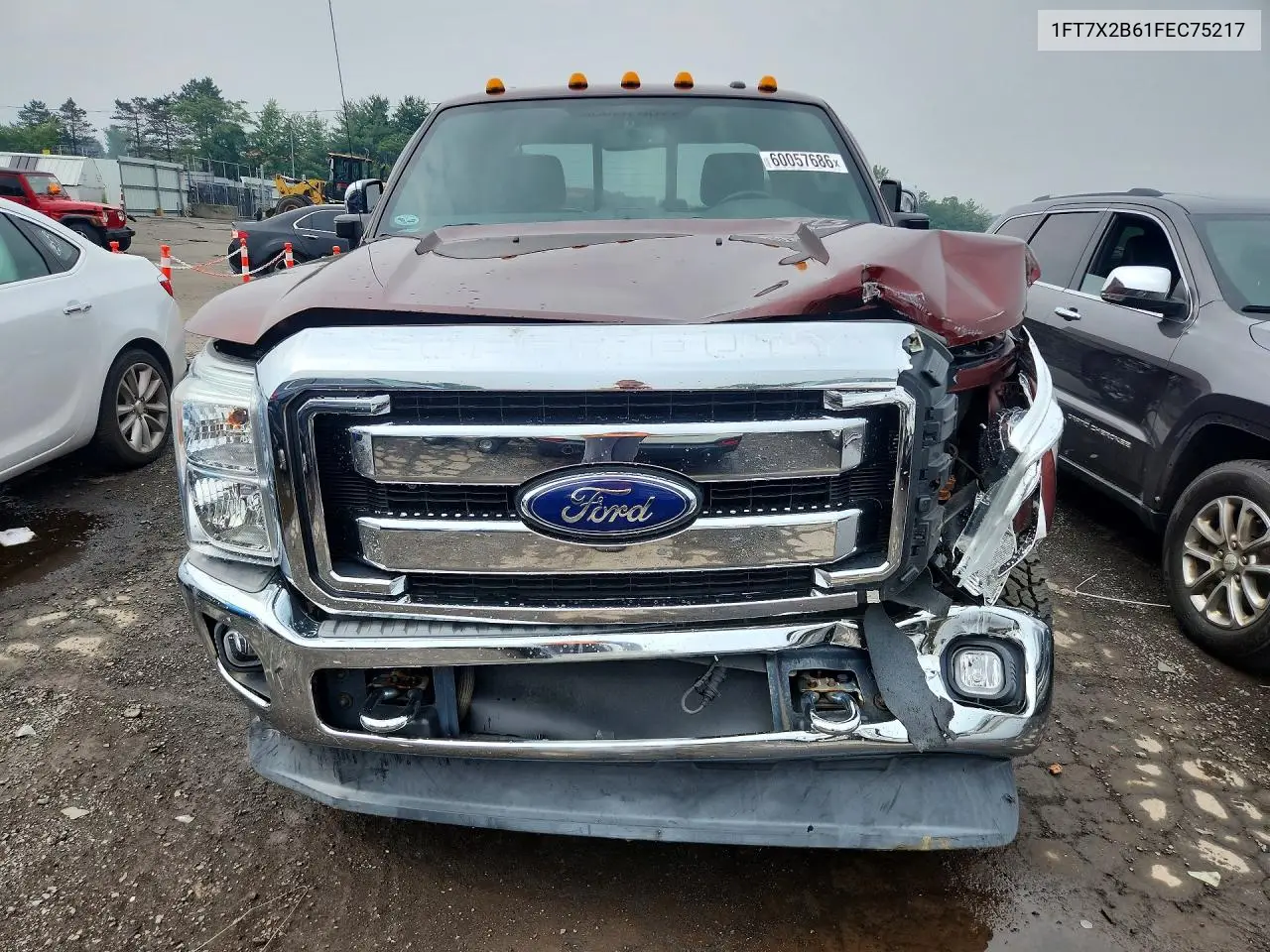 2015 Ford F250 Super Duty VIN: 1FT7X2B61FEC75217 Lot: 60057686