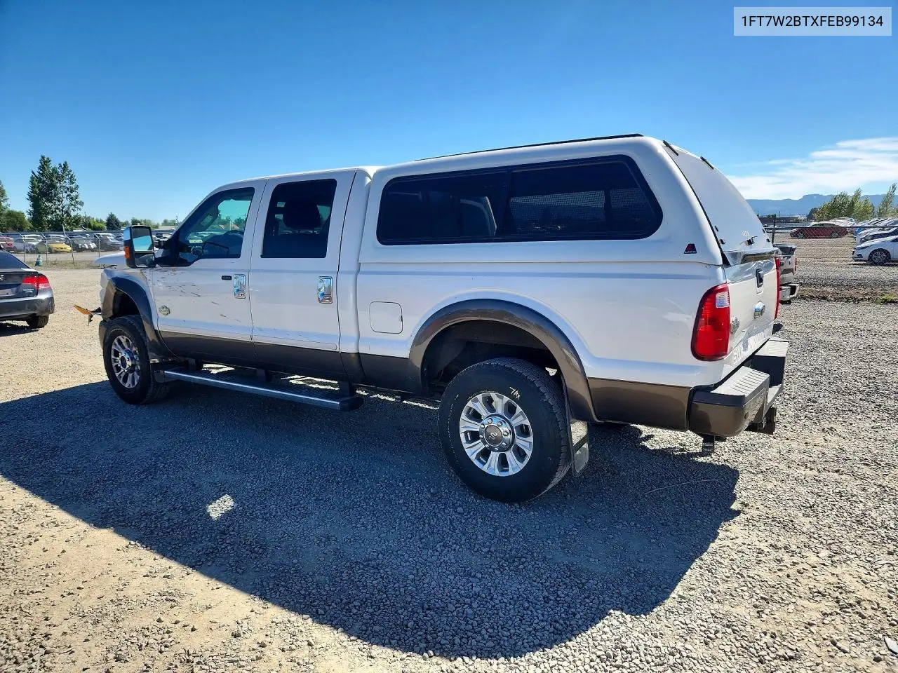 2015 Ford F250 Super Duty VIN: 1FT7W2BTXFEB99134 Lot: 60228306