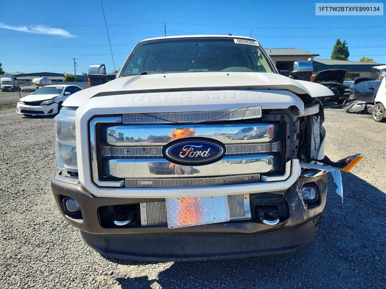 2015 Ford F250 Super Duty VIN: 1FT7W2BTXFEB99134 Lot: 60228306