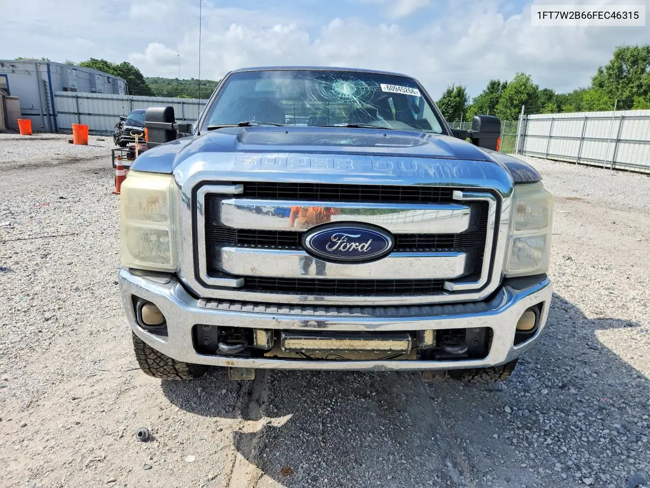 2015 Ford F250 Super Duty VIN: 1FT7W2B66FEC46315 Lot: 60945266