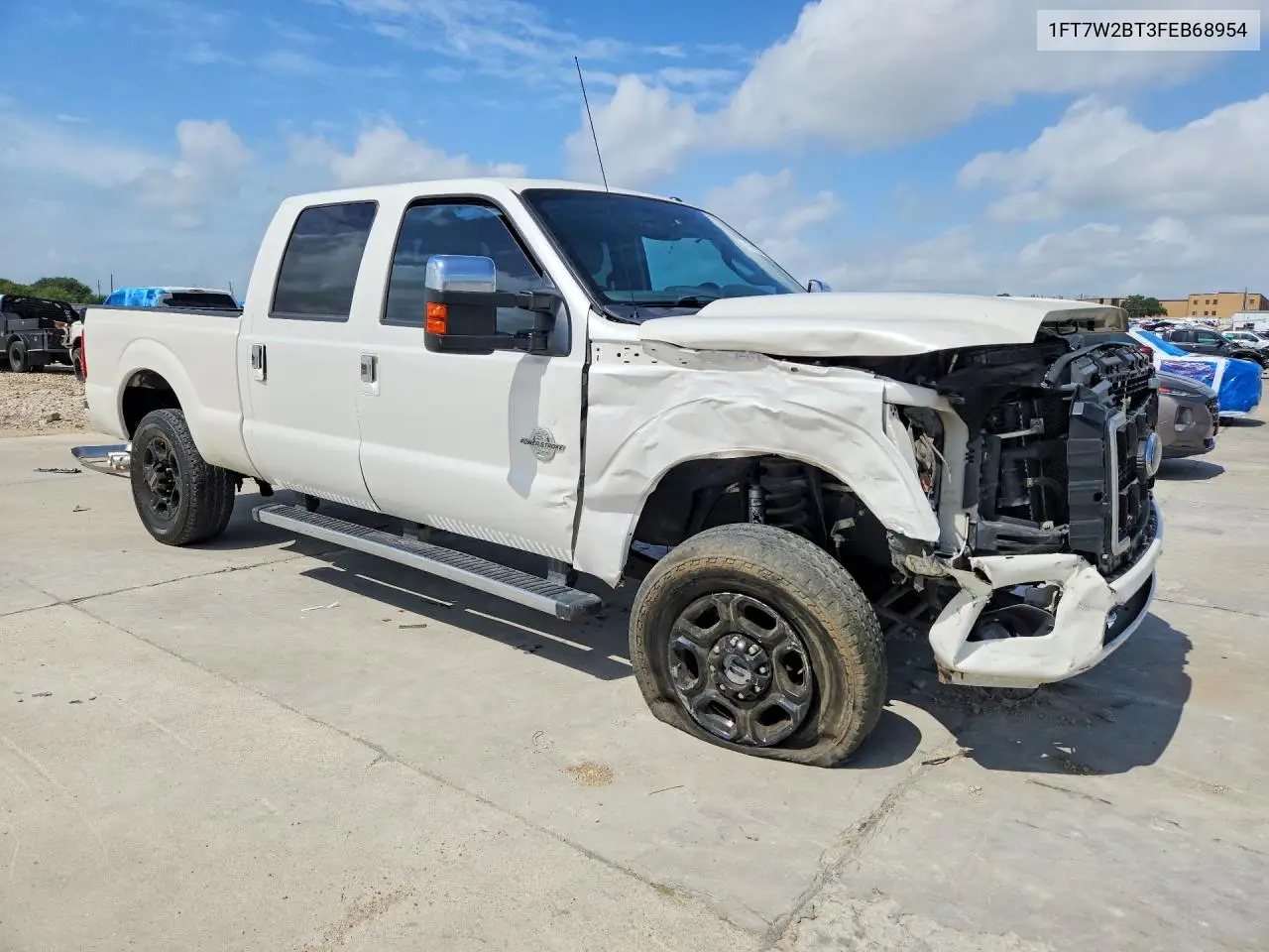 2015 Ford F250 Super Duty VIN: 1FT7W2BT3FEB68954 Lot: 61186476