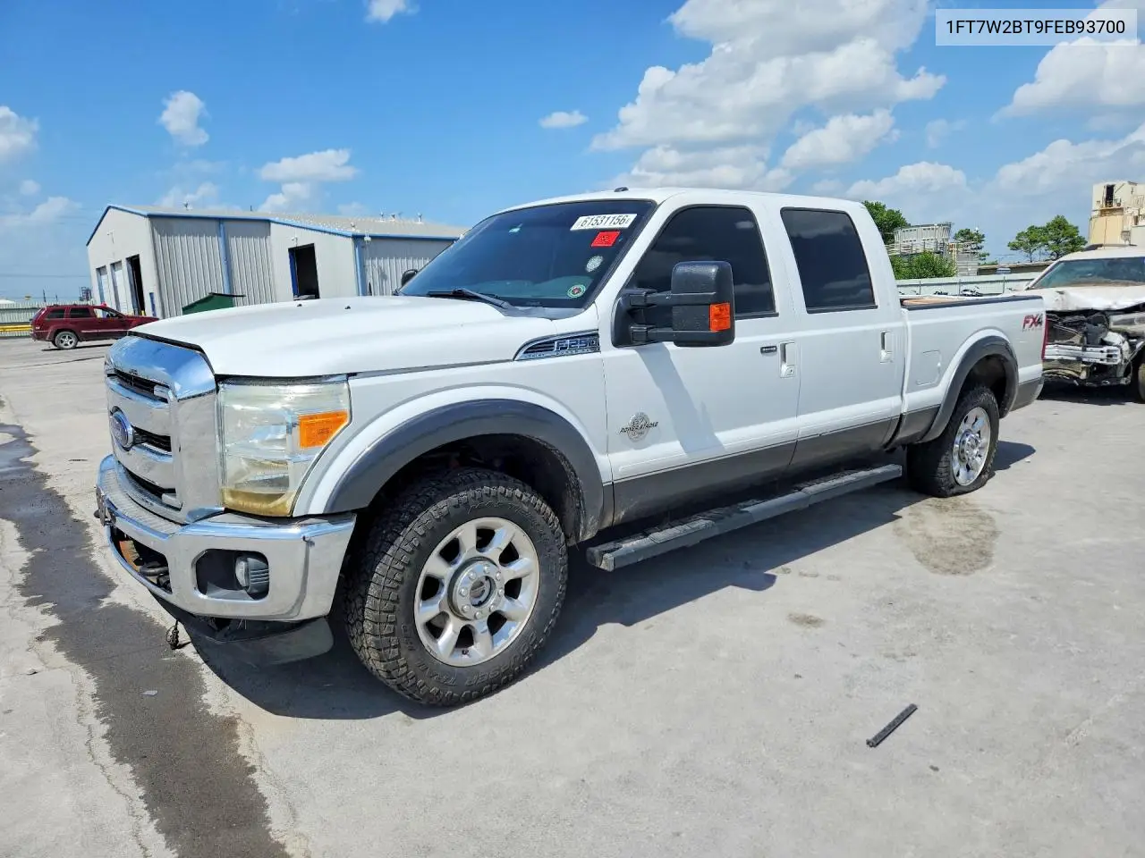 2015 Ford F250 Super Duty VIN: 1FT7W2BT9FEB93700 Lot: 61531156