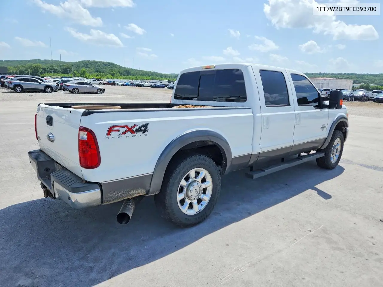 2015 Ford F250 Super Duty VIN: 1FT7W2BT9FEB93700 Lot: 61531156