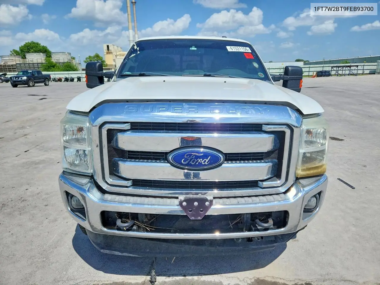 2015 Ford F250 Super Duty VIN: 1FT7W2BT9FEB93700 Lot: 61531156