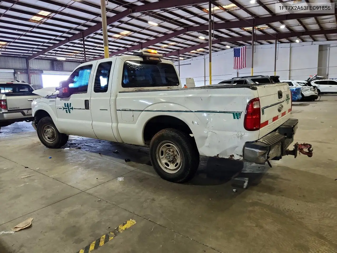 2015 Ford F250 Super Duty VIN: 1FT7X2A63FEC91856 Lot: 62046946