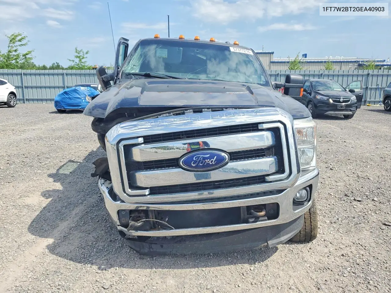 2016 Ford F250 Super Duty VIN: 1FT7W2BT2GEA40903 Lot: 57377216