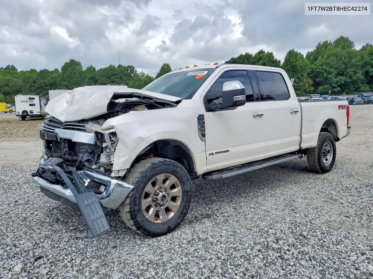 2017 Ford F250 Super Duty VIN: 1FT7W2BT8HEC42274 Lot: 60383046