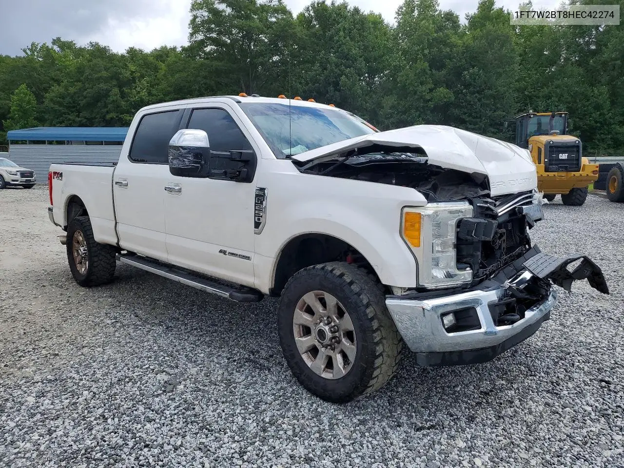 2017 Ford F250 Super Duty VIN: 1FT7W2BT8HEC42274 Lot: 60383046