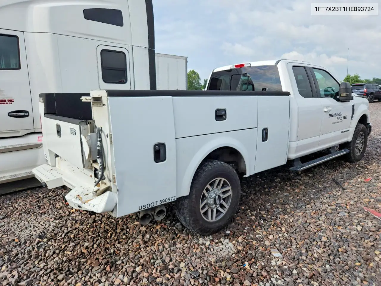 2017 Ford F250 Super Duty VIN: 1FT7X2BT1HEB93724 Lot: 61761736