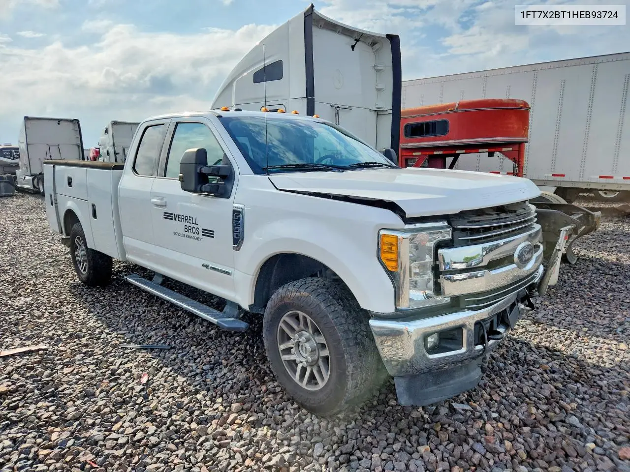 2017 Ford F250 Super Duty VIN: 1FT7X2BT1HEB93724 Lot: 61761736