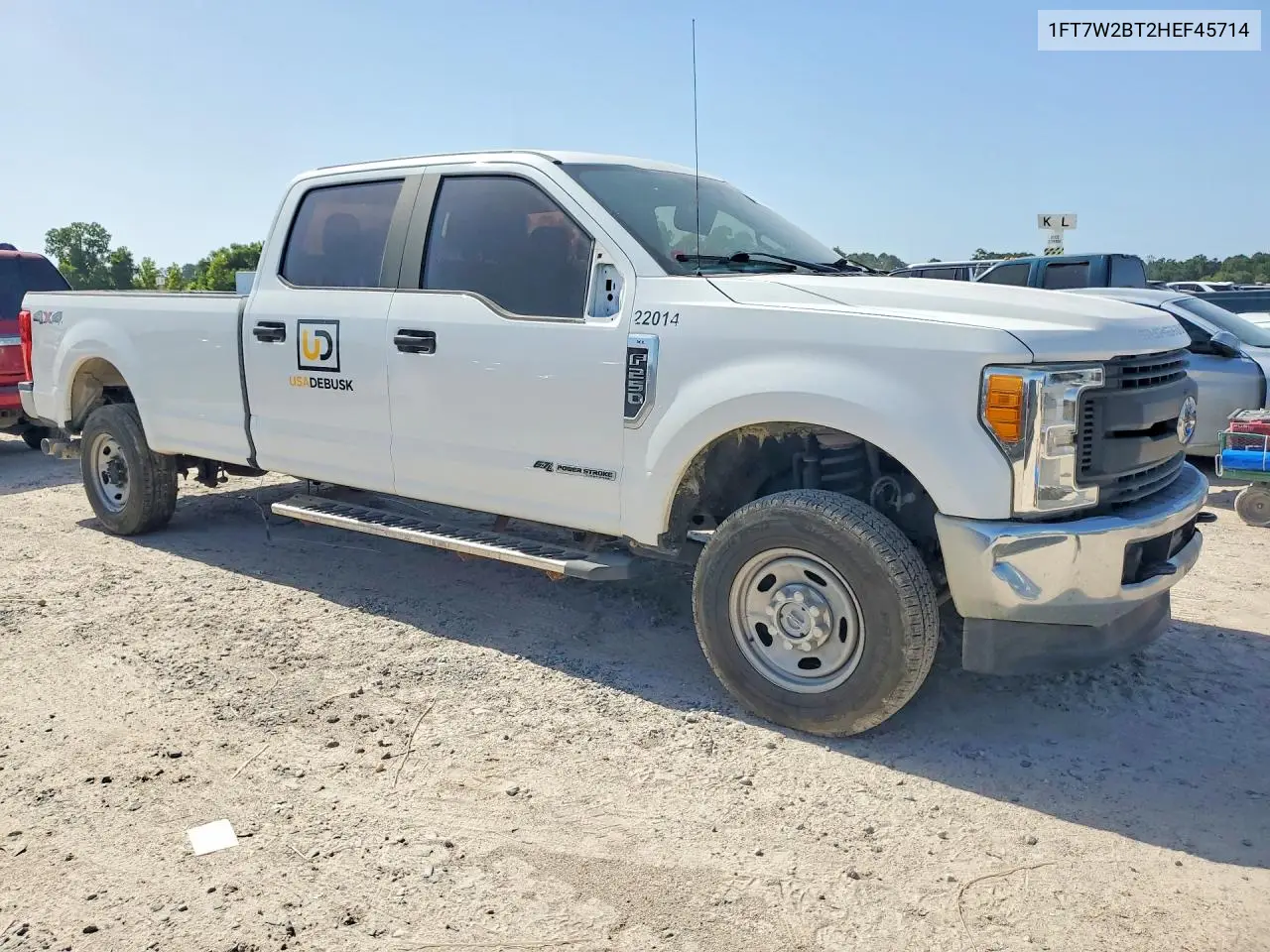 2017 Ford F250 Super Duty VIN: 1FT7W2BT2HEF45714 Lot: 62076916