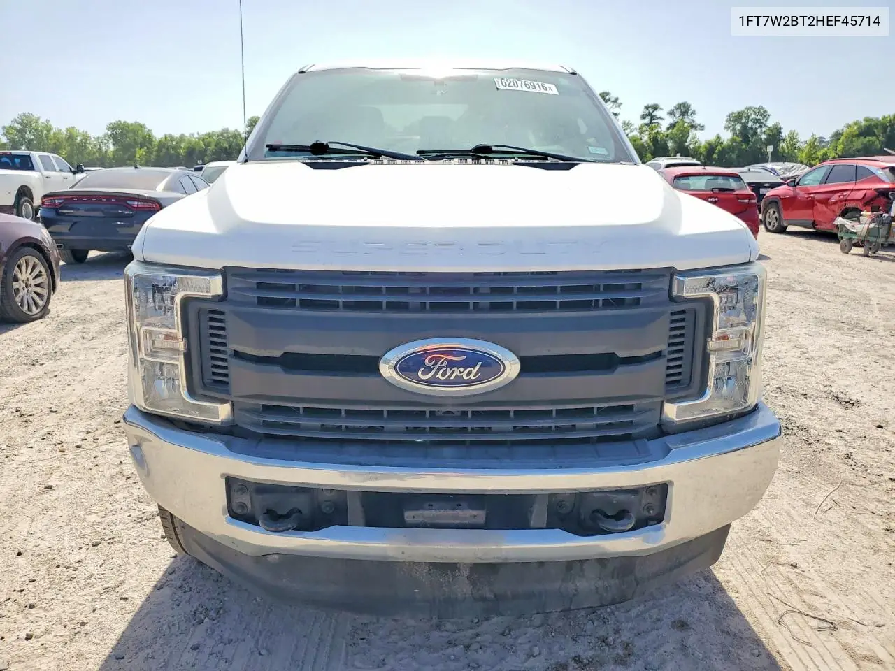 2017 Ford F250 Super Duty VIN: 1FT7W2BT2HEF45714 Lot: 62076916