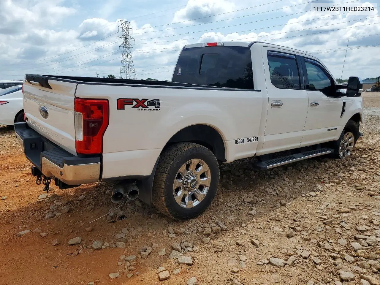 2017 Ford F250 Super Duty VIN: 1FT7W2BT1HED23214 Lot: 85790875