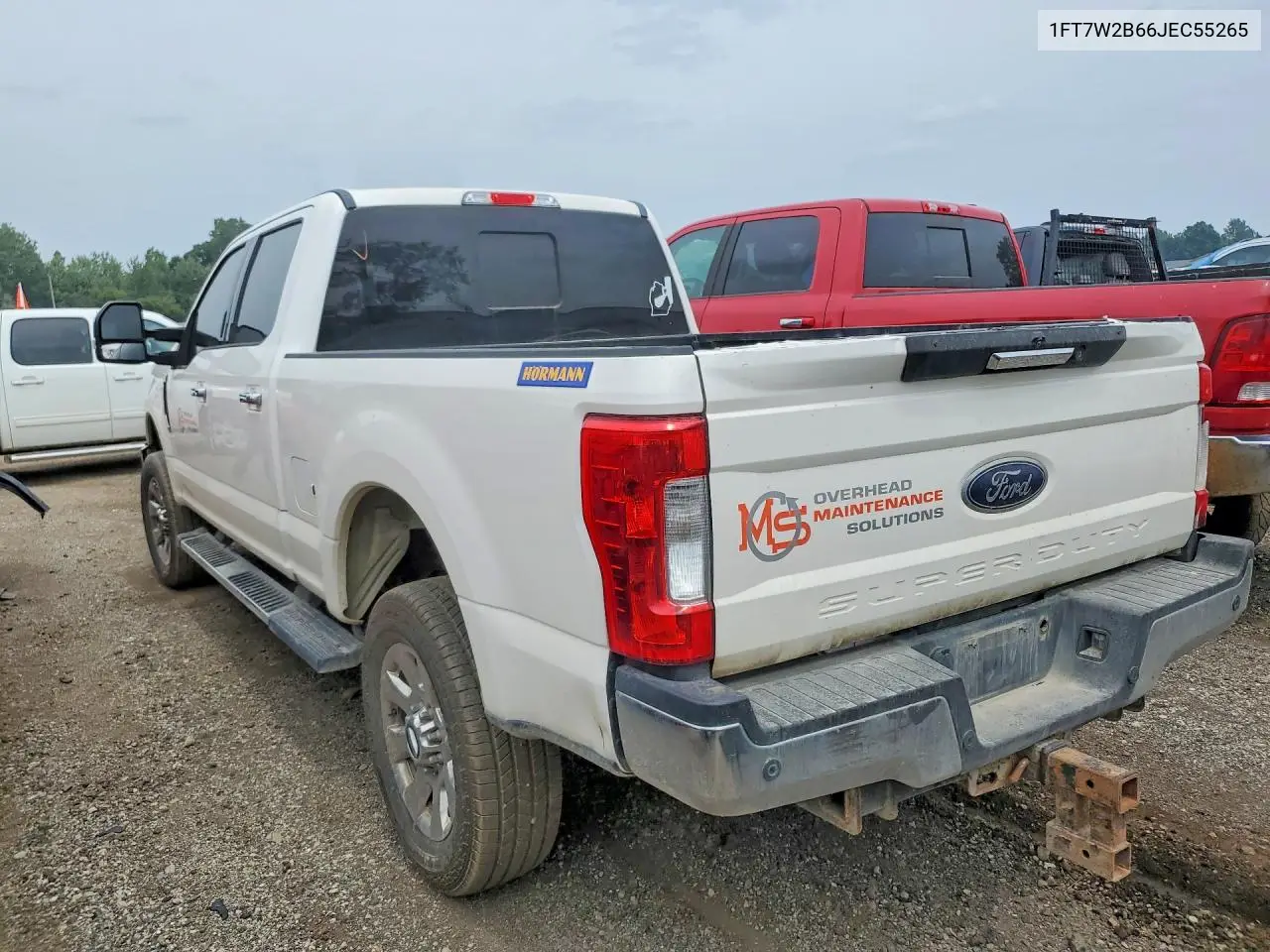 2018 Ford F250 Super Duty VIN: 1FT7W2B66JEC55265 Lot: 59787096