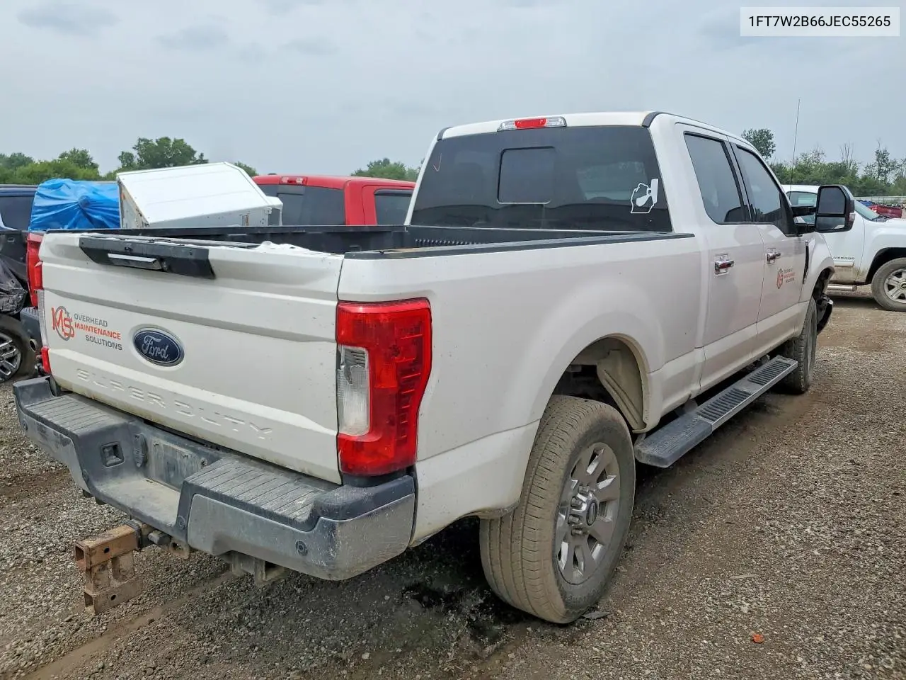 2018 Ford F250 Super Duty VIN: 1FT7W2B66JEC55265 Lot: 59787096