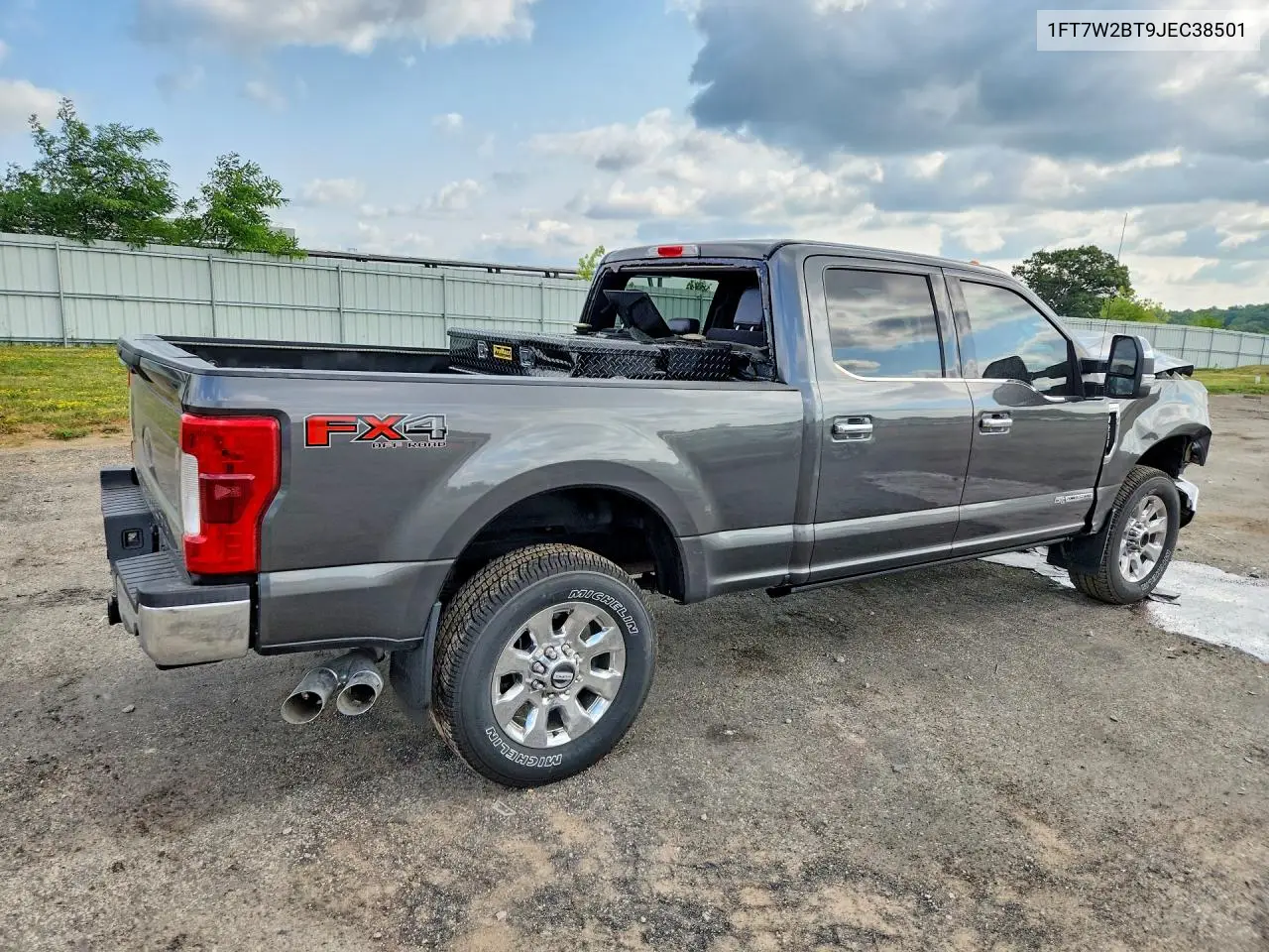 2018 Ford F250 Super Duty VIN: 1FT7W2BT9JEC38501 Lot: 61551946