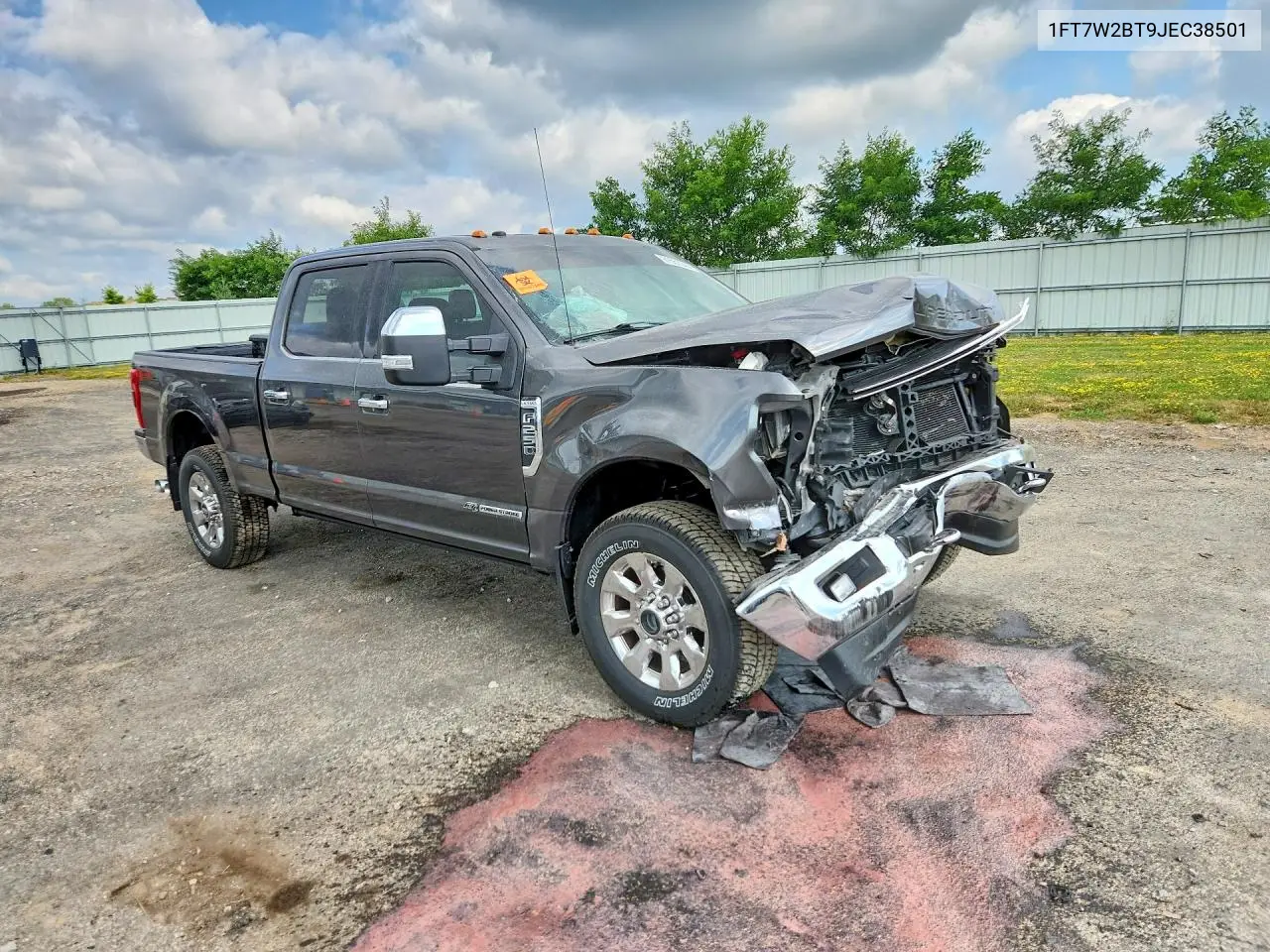 2018 Ford F250 Super Duty VIN: 1FT7W2BT9JEC38501 Lot: 61551946