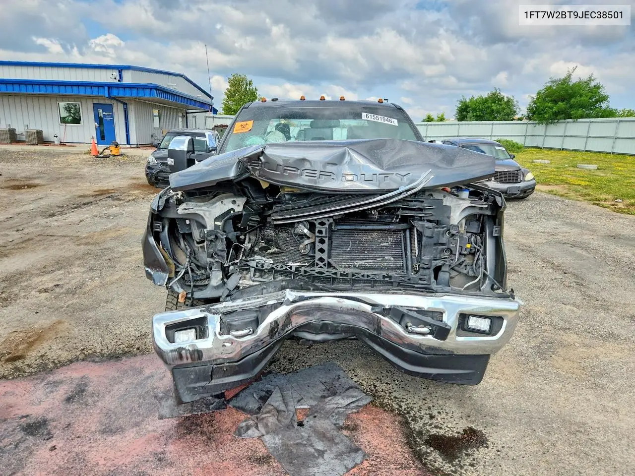 2018 Ford F250 Super Duty VIN: 1FT7W2BT9JEC38501 Lot: 61551946