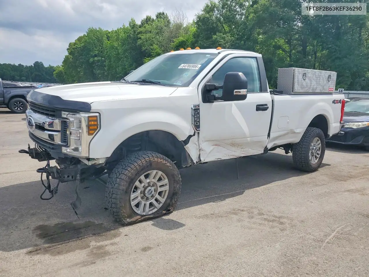 2019 Ford F250 Super Duty VIN: 1FTBF2B63KEF36290 Lot: 54786906