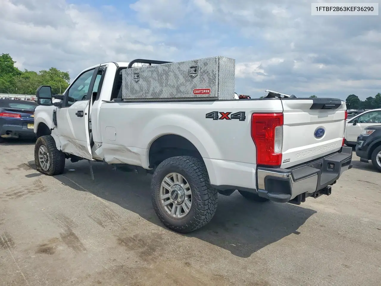 2019 Ford F250 Super Duty VIN: 1FTBF2B63KEF36290 Lot: 54786906
