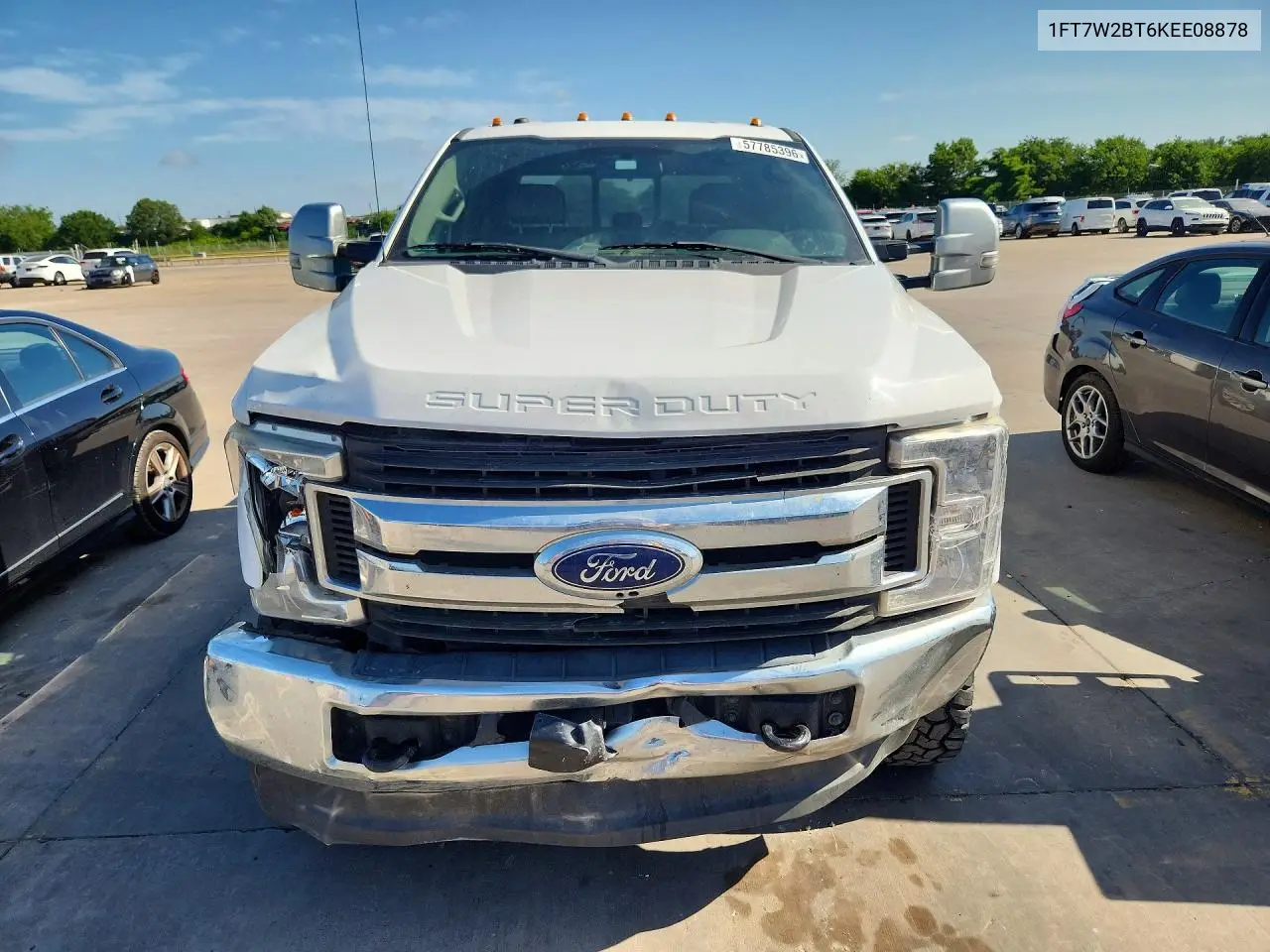 2019 Ford F250 Super Duty VIN: 1FT7W2BT6KEE08878 Lot: 57785396