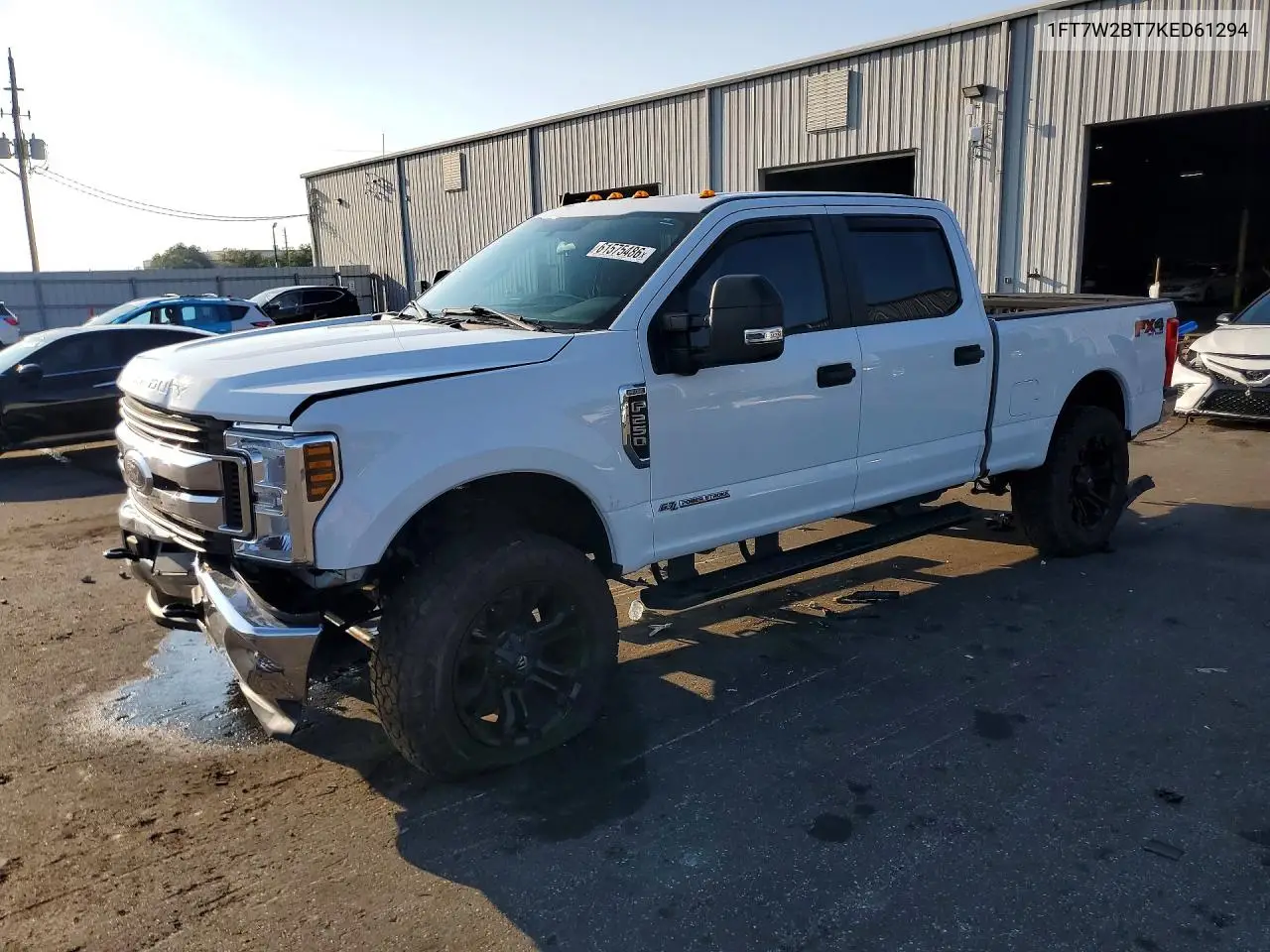2019 Ford F250 Super Duty VIN: 1FT7W2BT7KED61294 Lot: 61575486