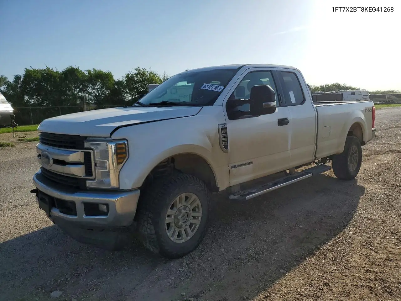 2019 Ford F250 Super Duty VIN: 1FT7X2BT8KEG41268 Lot: 62157066