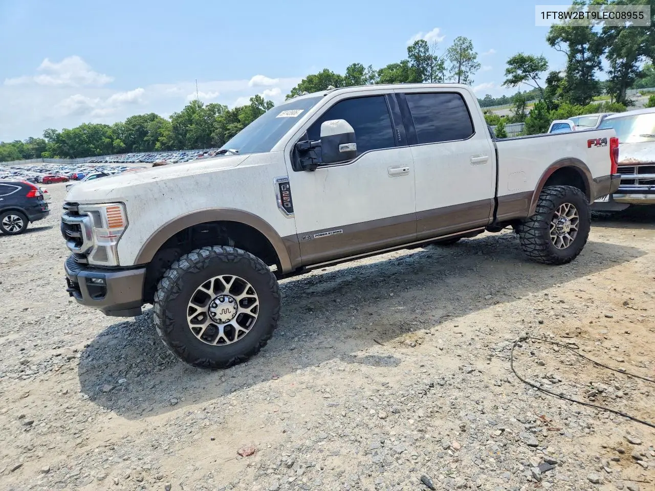 2020 Ford F250 Super Duty VIN: 1FT8W2BT9LEC08955 Lot: 59143906