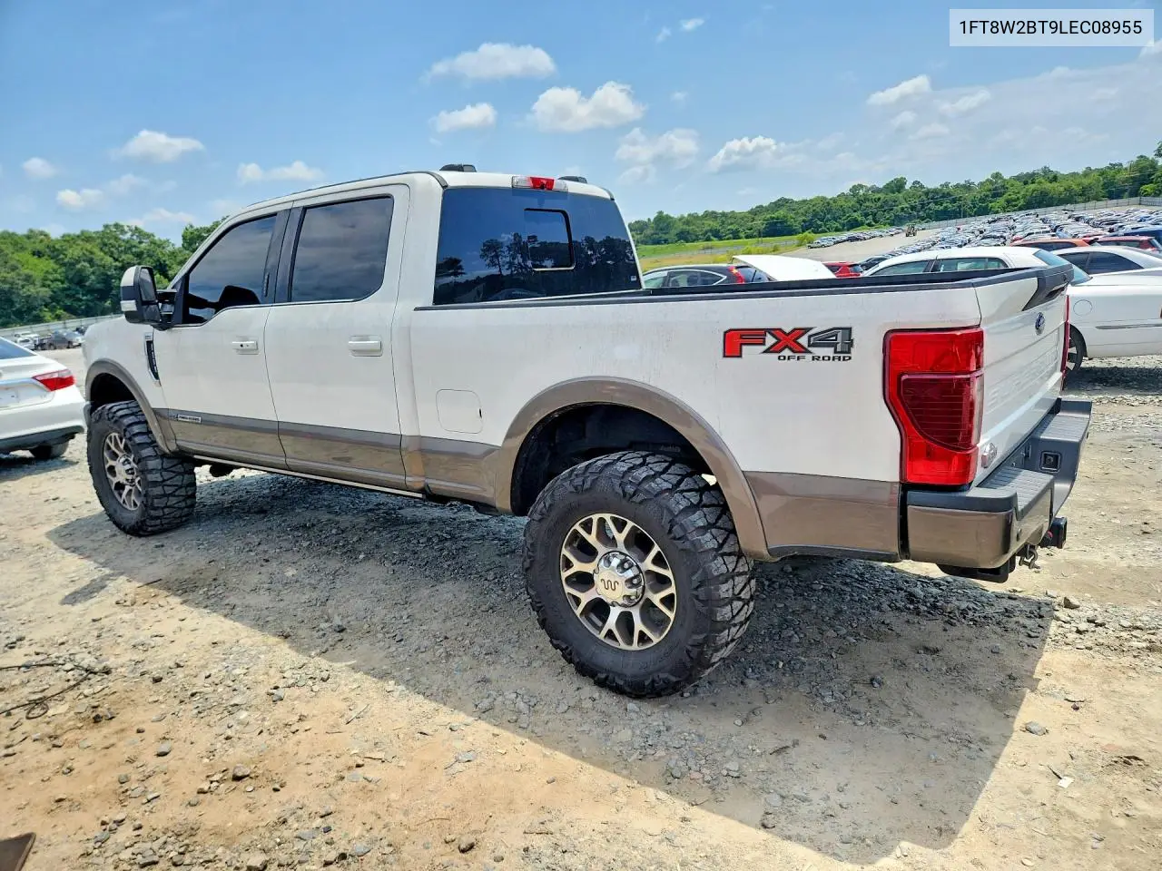2020 Ford F250 Super Duty VIN: 1FT8W2BT9LEC08955 Lot: 59143906