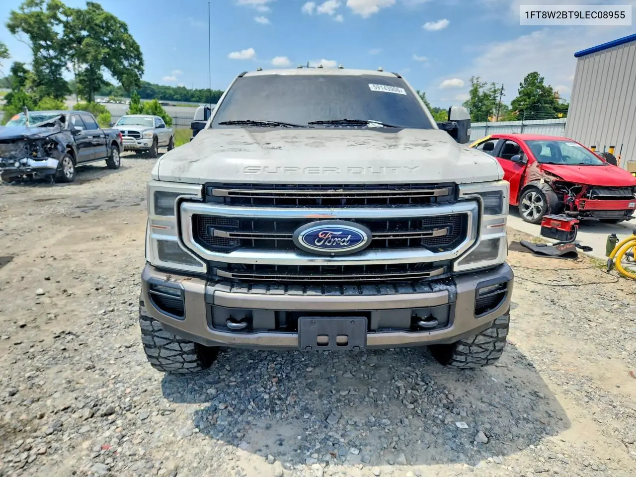 2020 Ford F250 Super Duty VIN: 1FT8W2BT9LEC08955 Lot: 59143906