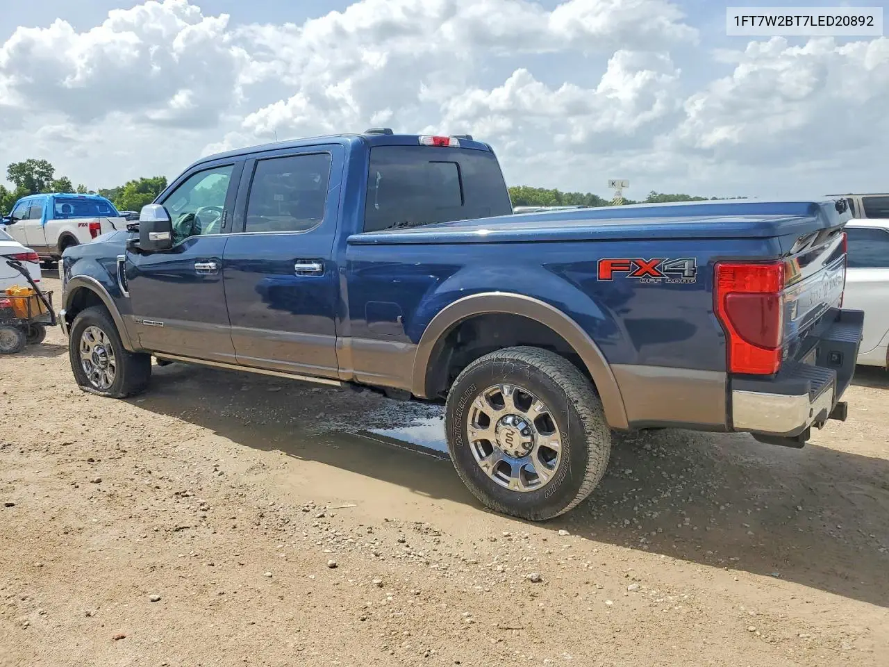 2020 Ford F250 Super Duty VIN: 1FT7W2BT7LED20892 Lot: 61421436