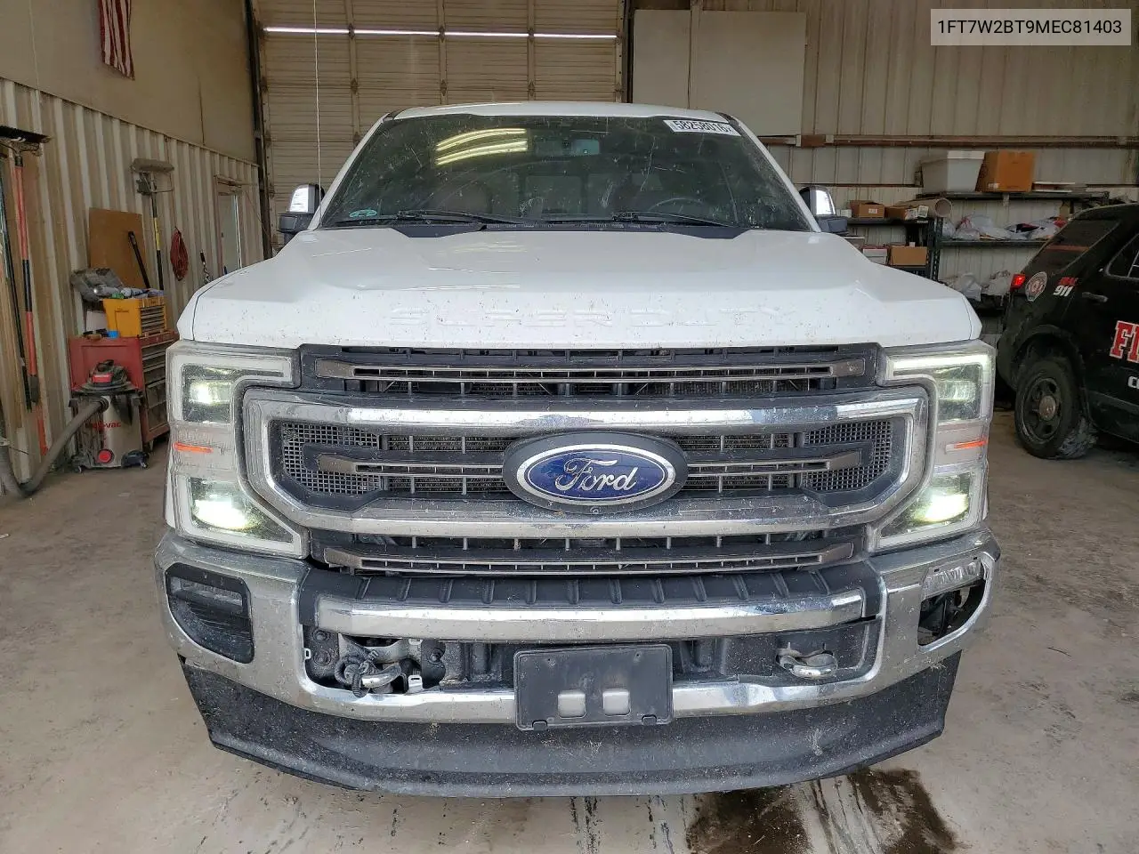 2021 Ford F250 Super Duty VIN: 1FT7W2BT9MEC81403 Lot: 58258016