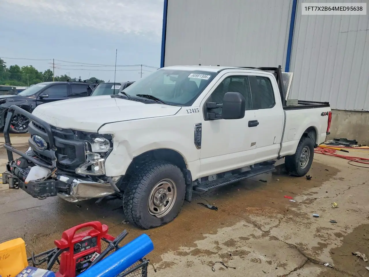 2021 Ford F250 Super Duty VIN: 1FT7X2B64MED95638 Lot: 60951306