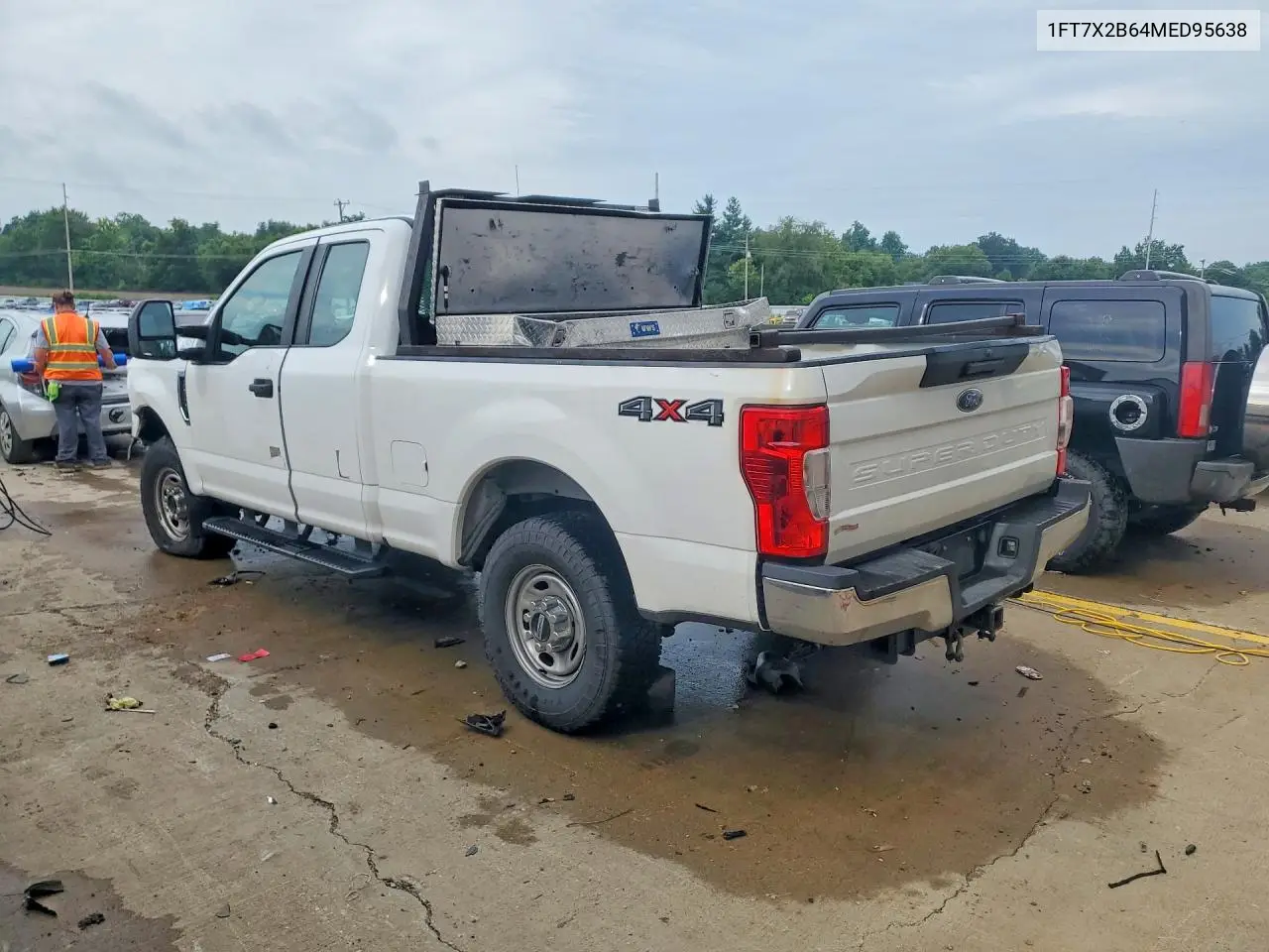 2021 Ford F250 Super Duty VIN: 1FT7X2B64MED95638 Lot: 60951306