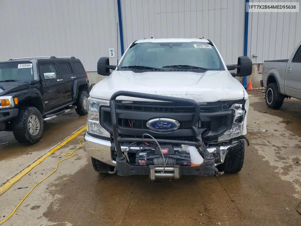2021 Ford F250 Super Duty VIN: 1FT7X2B64MED95638 Lot: 60951306