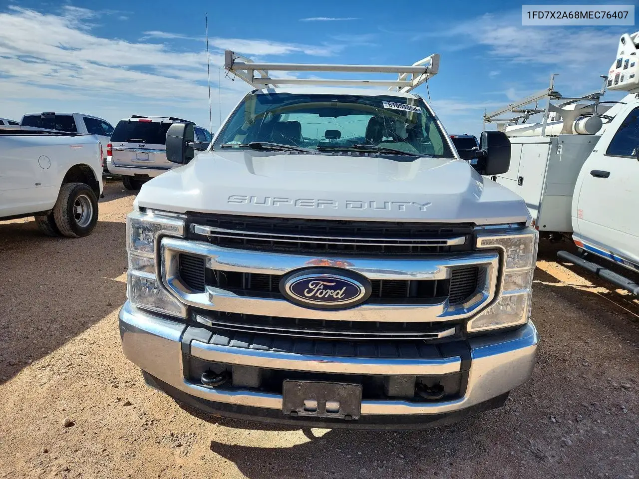 2021 Ford F250 Super Duty VIN: 1FD7X2A68MEC76407 Lot: 61051866