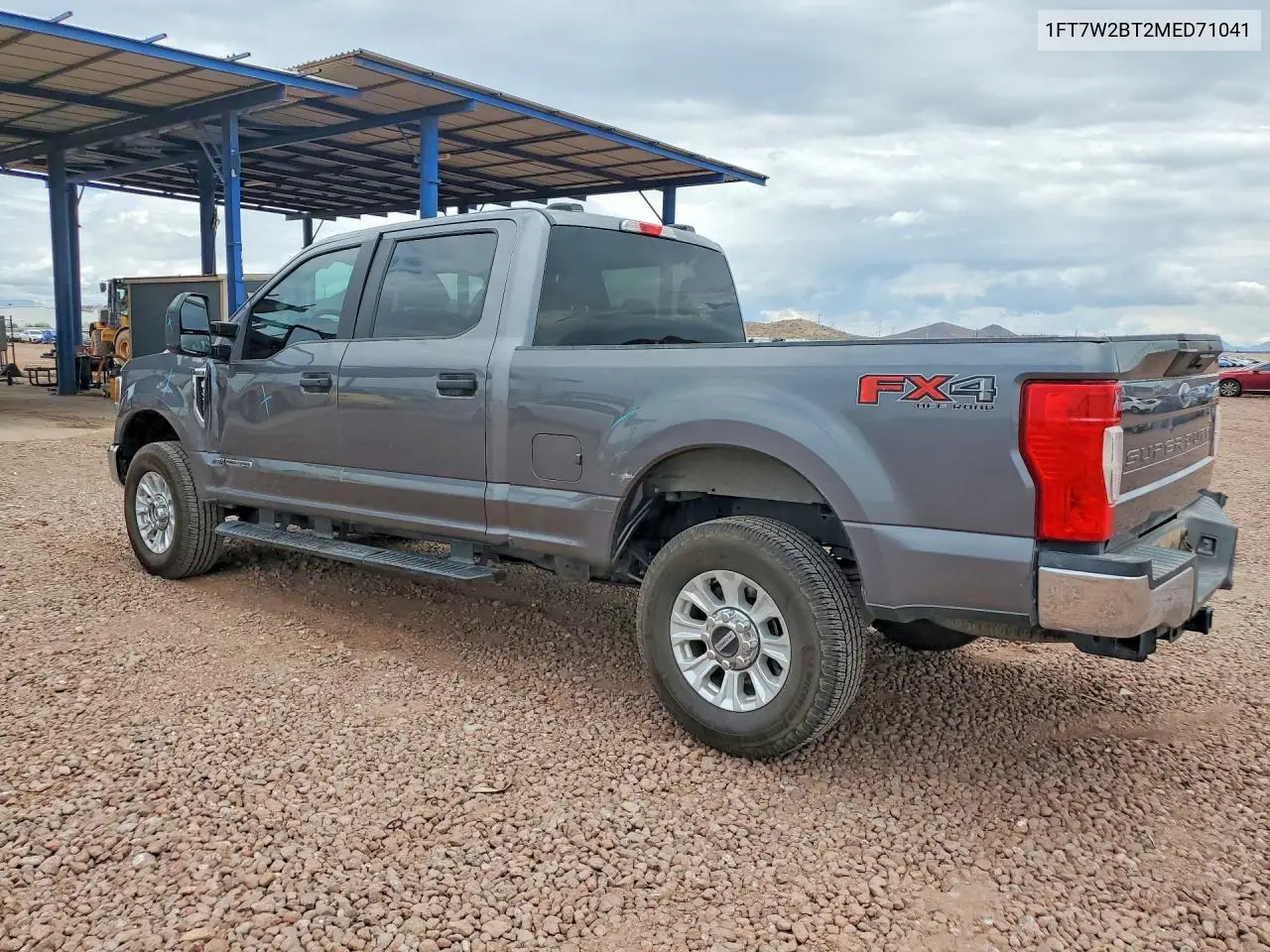 2021 Ford F250 Super Duty VIN: 1FT7W2BT2MED71041 Lot: 61057476