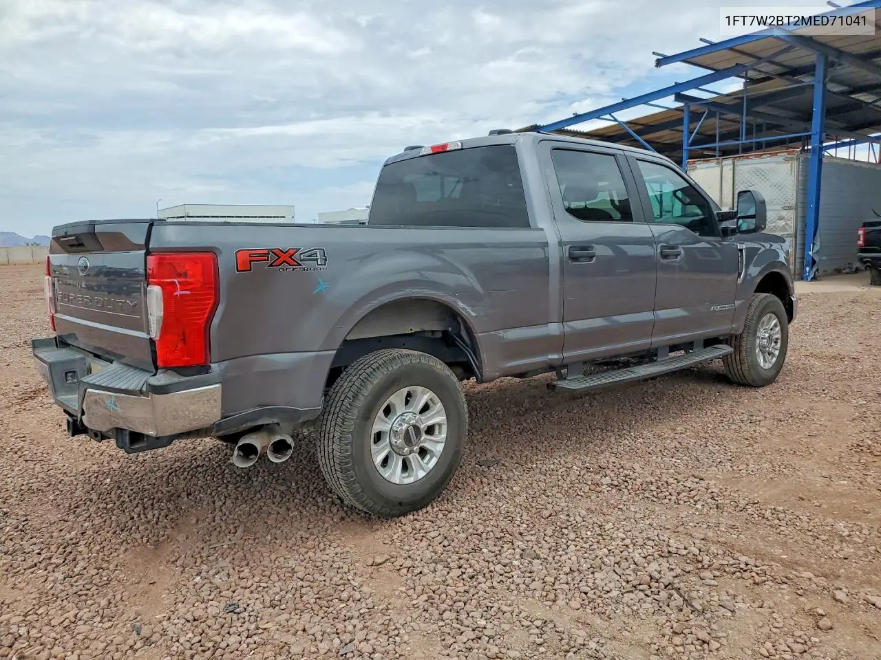 2021 Ford F250 Super Duty VIN: 1FT7W2BT2MED71041 Lot: 61057476