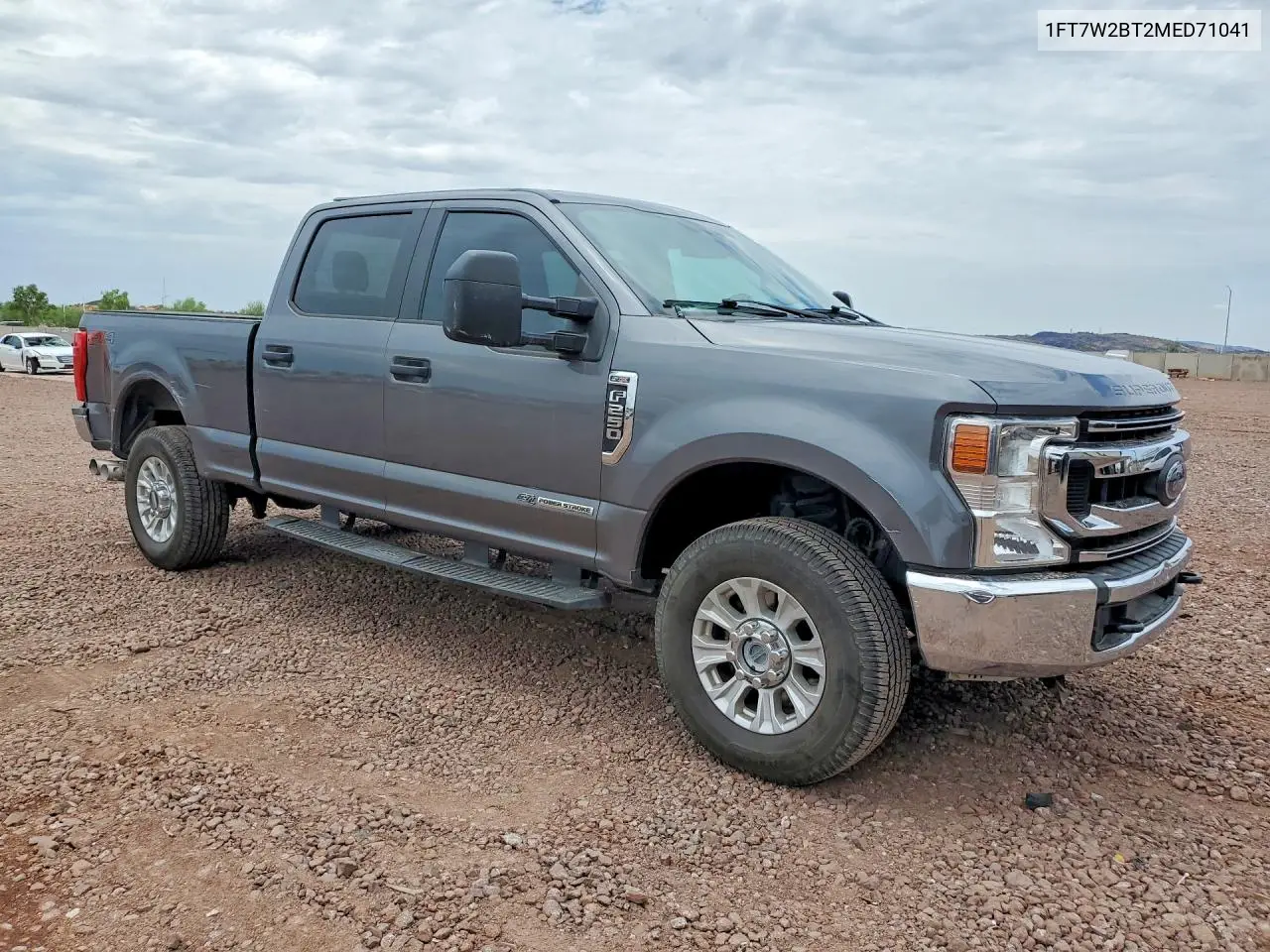 2021 Ford F250 Super Duty VIN: 1FT7W2BT2MED71041 Lot: 61057476