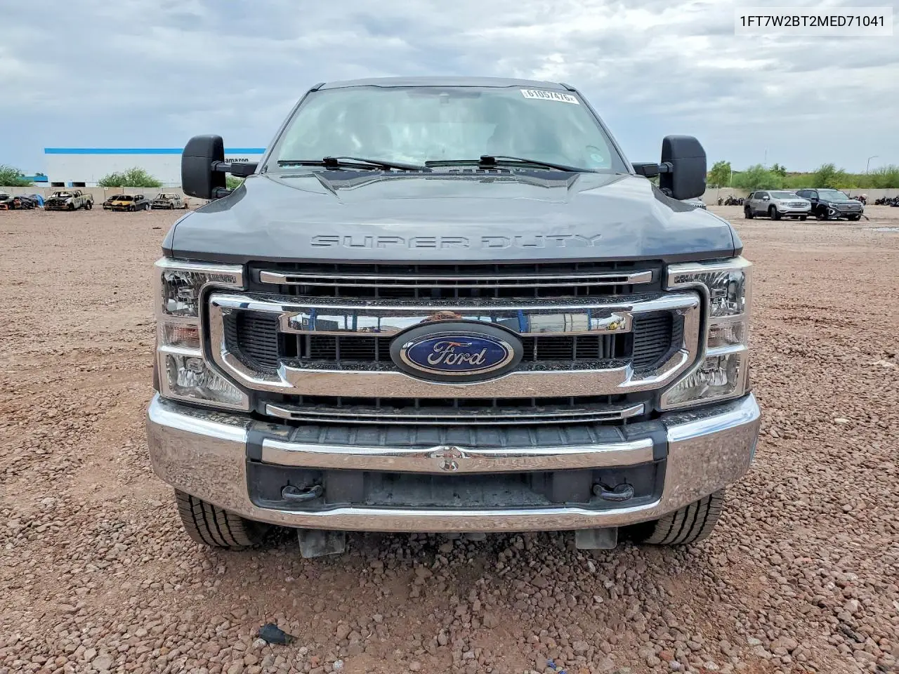 2021 Ford F250 Super Duty VIN: 1FT7W2BT2MED71041 Lot: 61057476