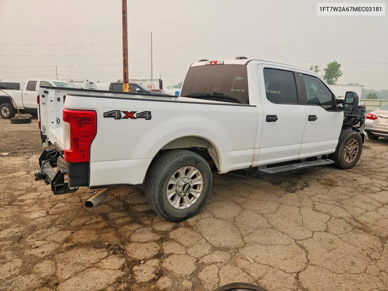 2021 Ford F250 Super Duty VIN: 1FT7W2A67MEC03181 Lot: 61477826